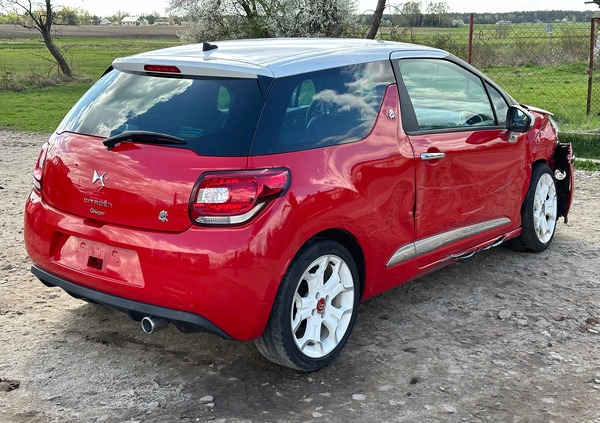 Citroen DS3 cena 14500 przebieg: 92030, rok produkcji 2010 z Oława małe 92